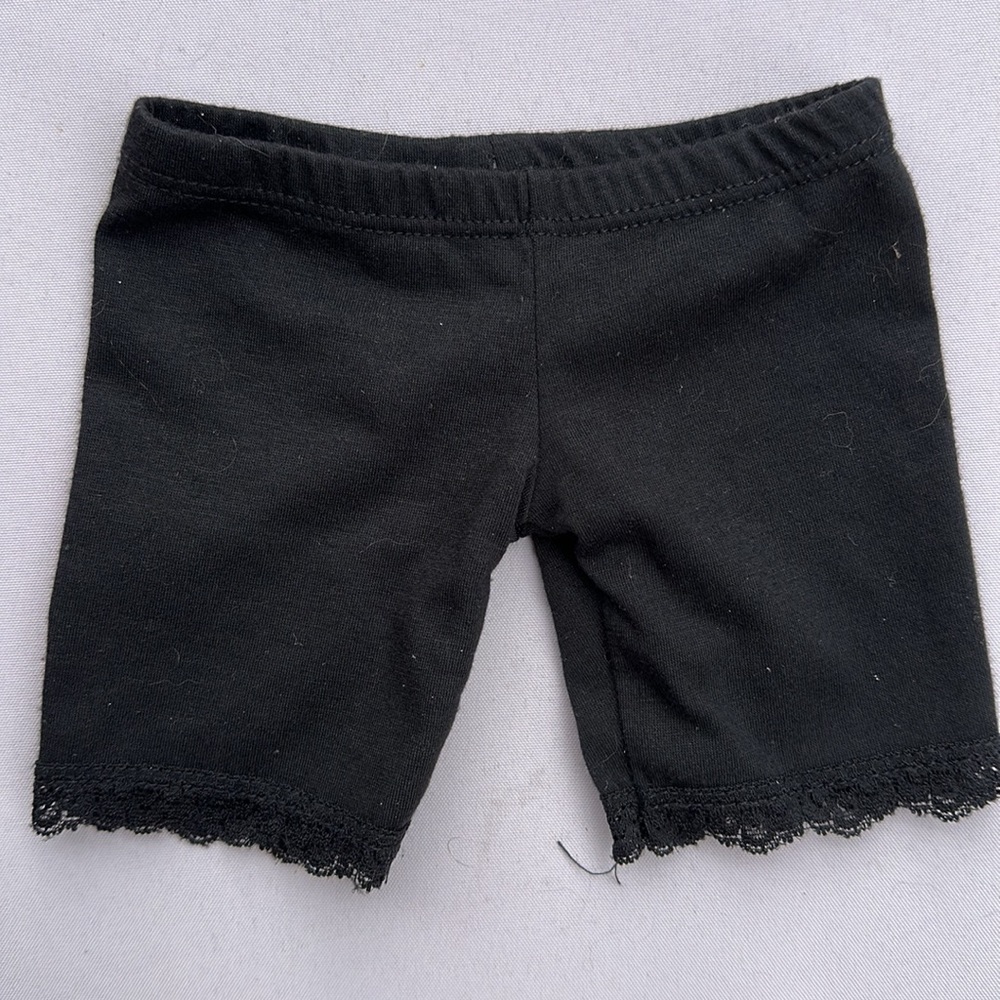 Build-a-Bear 3 piece outfit polka dot hoodie, layered black skirt, shorts 2011 - Picture 11 of 12